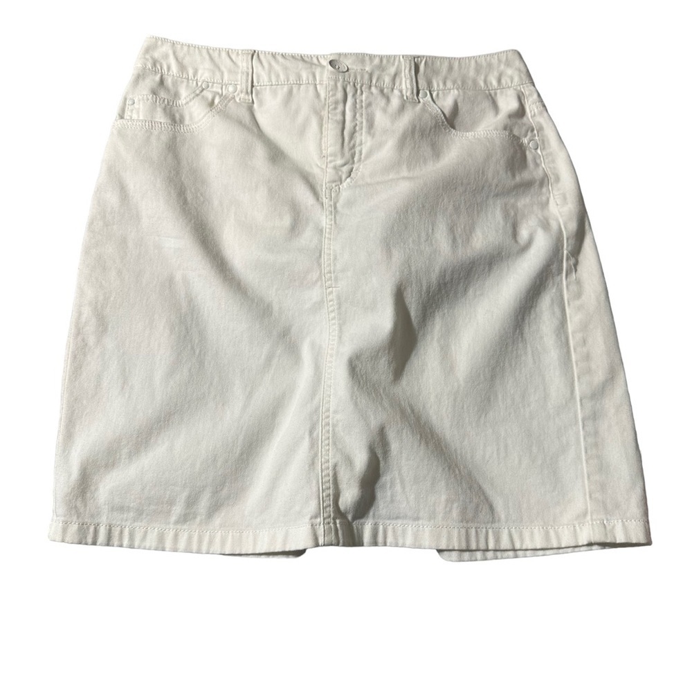 Bandolino women's size 6 white skirt